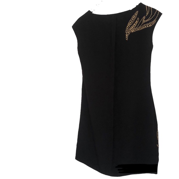 🌿 WAYNE COOPER 🌿 women’s sleeveless shift dress with beaded detail size 8 - Picture 2 of 7